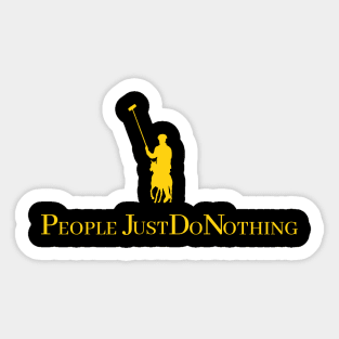 The Yellow of People Sticker